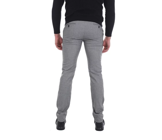 Needion - Diandor Slim Fit Yandan Cepli Erkek Pantolon 3006 Siyah/Black 2013006