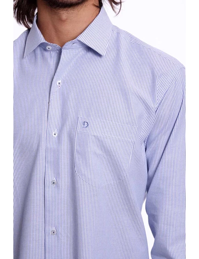 Needion - Diandor Uzun Kollu Erkek Gömlek Açık Mavi 1912017