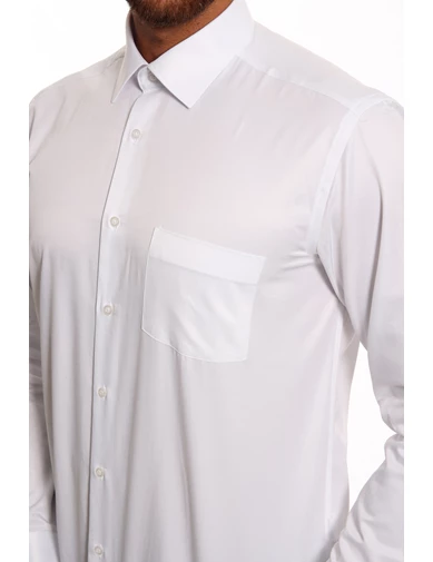 Needion - Diandor Uzun Kollu Erkek Gömlek Beyaz/White 1922032
