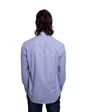 Needion - Diandor Uzun Kollu Erkek Gömlek Mavi-Beyaz 1912011 2XL