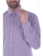 Needion - Diandor Uzun Kollu Erkek Gömlek Mor/Purple 1912007 2XL