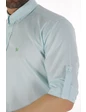 Needion - Diandor Uzun Kollu Kolu Katlanabilir Erkek Gömlek Mint/Aqua 1812077 Mint/Aqua M ERKEK