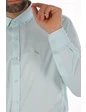 Needion - Diandor Uzun Kollu Kolu Katlanabilir Erkek Gömlek Mint/Aqua 1812077 Mint/Aqua M ERKEK