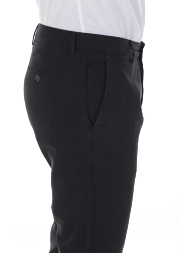Needion - Diandor Yandan Cepli Slim Fit Erkek Pantolon Siyah/Black 1923012