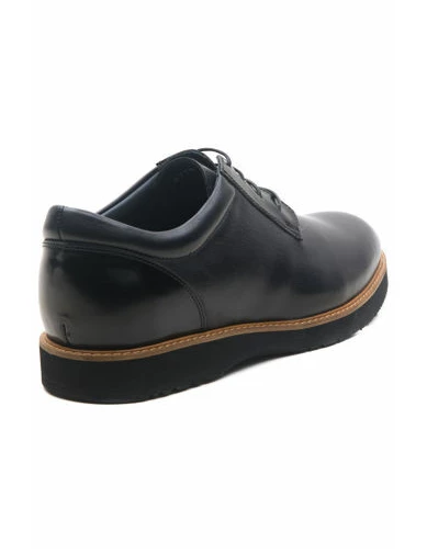 Needion - Erkek Deri Siyah Klasik Ayakkabı SIYAH