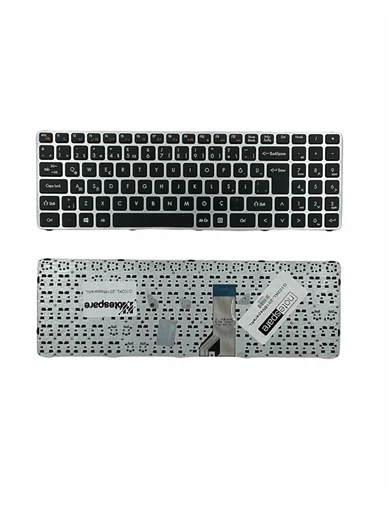 Needion - Exper UltraNote Q5V-HBR02 Uyumlu Laptop Klavye Gri TR