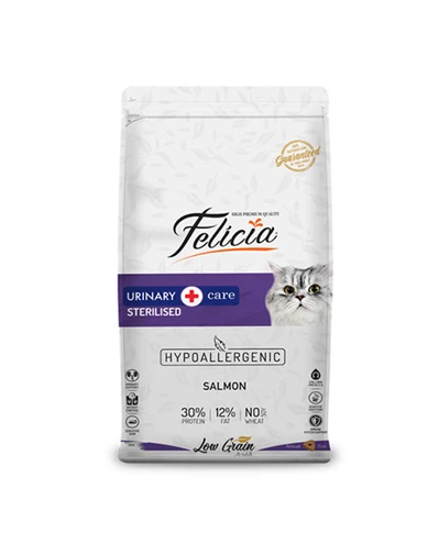 Needion - Felicia Light&Sterilised HypoAllergenic Az Tahıllı Somonlu Kısırlaştırılmış Kedi Maması
