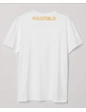 Needion - Finezza Garfield Baskılı Pamuk Beyaz T-Shirt L Beden - 970
