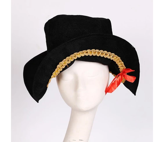 Needion - Fiyonk Modelli Şekil Verilebilir Telli Bayan Korsan Şapkası