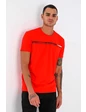 Needion - FORINNS Erkek Kırmızı Kısa Kollu T-Shirt KIRMIZI L