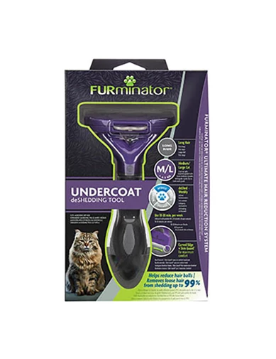 Needion - Furminator Undercoat Kedi Tarağı M/L