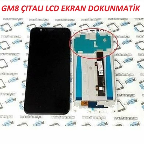 Needion - General Mobile GM8 Lcd Dokunmatik Ekran (ÇITALI)
