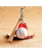Needion - Gerçekçi Beyzbol Tasarımlı Şık Anahtarlık Kolye Çanta Süsü Baseball Keychain