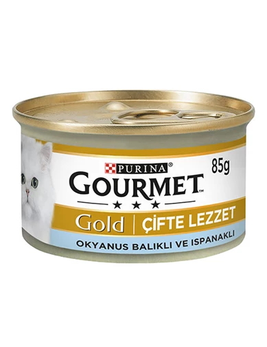 Needion - Gourmet Gold Okyanus Balığı Ve Sebzeli Yetişkin Kedi Konservesi