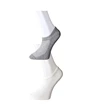 Needion - Gri ve Beyaz Erkek Görünmez Çorap 15 çift Renkli
