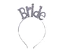Needion - Gümüş Renk Metal Taşlı Bekarlığa Veda Partisi Bride Tacı Gelin Tacı