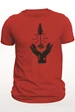 Needion - Hands Kırmızı Outdoor Erkek Tshirt - Tişört XXXL