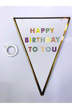 Needion - Happy Birthday To You Flama Bayrak Süs