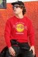 Needion - Hard Rock Cafe 58 Kırmızı Sweatshirt XXXL