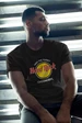 Needion - Hard Rock Siyah Erkek Oversize Tshirt - Tişört XXXL