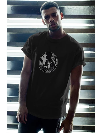 Needion - Harry Potter 60 Siyah Erkek Oversize Tshirt - Tişört