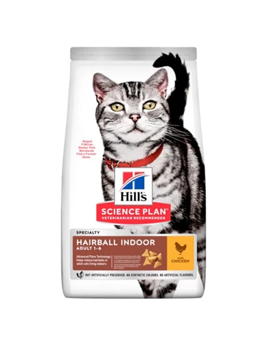 Needion - Hill’s SCIENCE PLAN Hairball İndoor Cat Tüy Yumağı Önleyici Tavuklu Yetişkin Kedi Maması