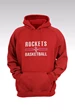 Needion - Houston Rockets 65 Kırmızı Kapşonlu Sweatshirt - Hoodie XXXL