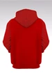 Needion - Houston Rockets 66 Kırmızı Kapşonlu Sweatshirt - Hoodie S