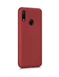 Needion - Huawei Y6s Kılıf Kamera Korumalı Silikon Rubber Arka Kapak Kırmızı