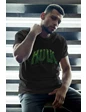 Needion - Hulk Siyah Erkek Oversize Tshirt - Tişört S