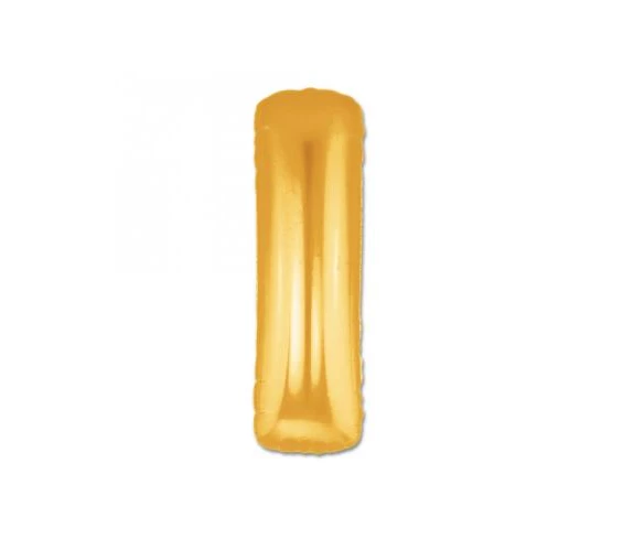 Needion - I Harf Folyo Balon Altın Renk  40 inç
