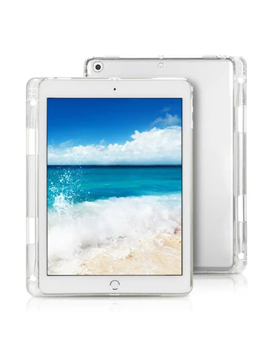 Needion - iPad Pro 10.2 Kılıf Lüks Tpu Kalemlikli Silikon