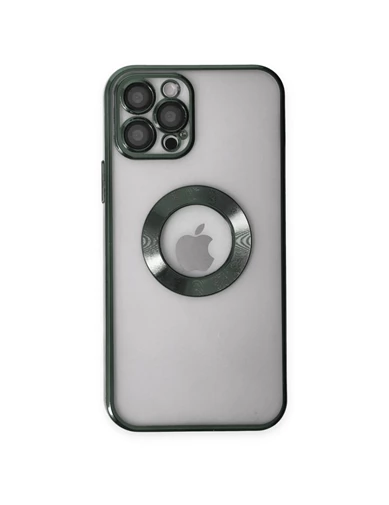 Needion - iPhone 12 Pro Max Kılıf Slot Silikon - Köknar Yeşili