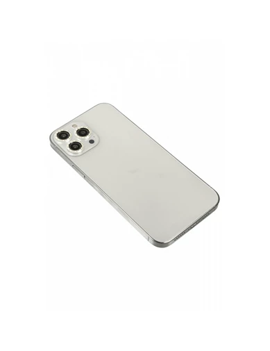 Needion - iPhone 13 Pro Diamond Kamera Lens - Gümüş