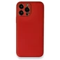 Needion - iPhone 13 Pro Kılıf Coco Deri Silikon Kapak - Kırmızı