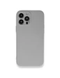 Needion - iPhone 13 Pro Kılıf Nano içi Kadife  Silikon - Açık Gri
