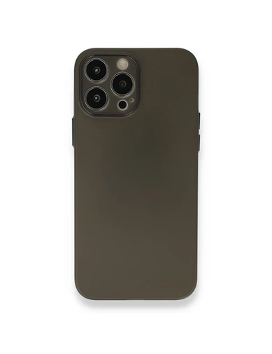 Needion - iPhone 13 Pro Max Kılıf Puma Silikon - Gri