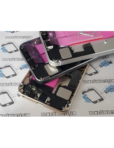 Needion - İphone 5S Full Dolu Kasa Gold +Montaj Seti