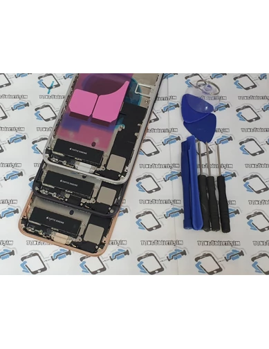 Needion - İphone 8 Plus Çıkma Orjinal Full Dolu Kasa Pil Kapağı+Tamir Seti