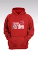 Needion - James Harden 79 Kırmızı Kapşonlu Sweatshirt - Hoodie XXXL