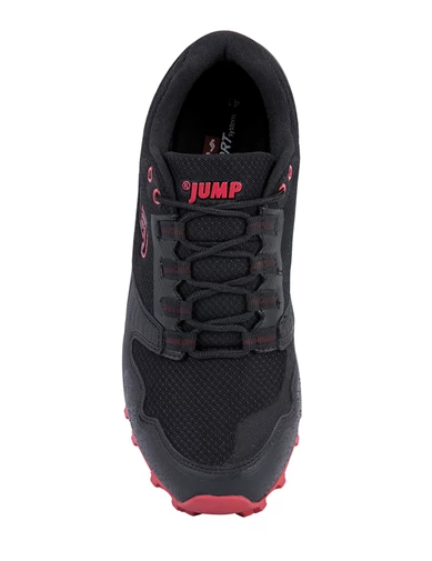 Needion - Jump Erkek Outdoor Spor Ayakkabı 24810 Siyah-Kırmızı 10S04024810