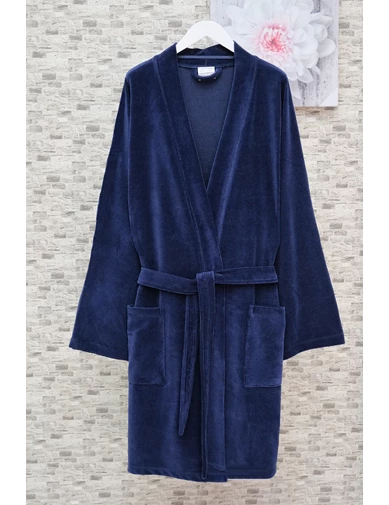 Needion - Kadife Kimono Sabahlık