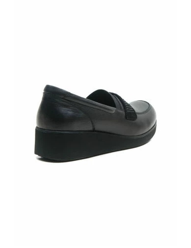 Needion - Kadın Deri Siyah Ayakkabı SIYAH NHR2113543-1