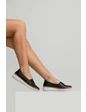 Needion - Kadın Deri Sıyah Taba Comfort Ayakkabı SIYAH TABA NHR21245010-1 SIYAH TABA 36