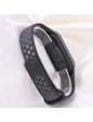 Needion - Kadın Dokunmatik Siyah Renk Silikon Kordon Spor Dijital Led Kadın Saat ST-304071