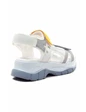 Needion - Kadın Dolgu Topuk Sandalet BEYAZ GRI HSN2124740 BEYAZ GRI 36