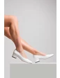Needion - Kadın Kısa Topuk Stiletto BEYAZ URZ212102 Beyaz 36