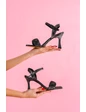 Needion - Kadın Platin Tek Bant İnce Topuklu Ayakkabı & Sandalet 720 PLATİN 36