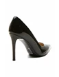 Needion - Kadın Stiletto Siyah Rugan Ayakkabı SIYAH RUGAN SFA2112536-1 SIYAH RUGAN 36