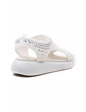 Needion - Kadın Taşlı Sandalet BEYAZ GRS2121004 Beyaz 36